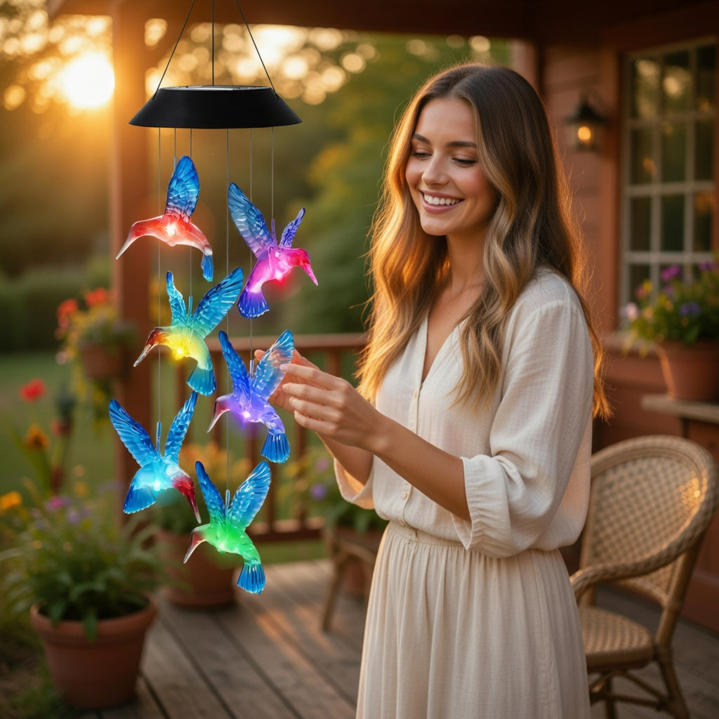 Warm glow on your porch every evening